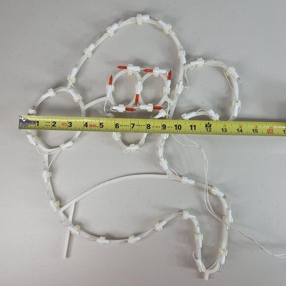 Seasons Dazzlers Halloween Light Up Ghost Silhouette Works 45 Lights VTG 1996 - Picture 7 of 8